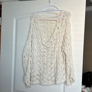 Free people chunky knit sweater